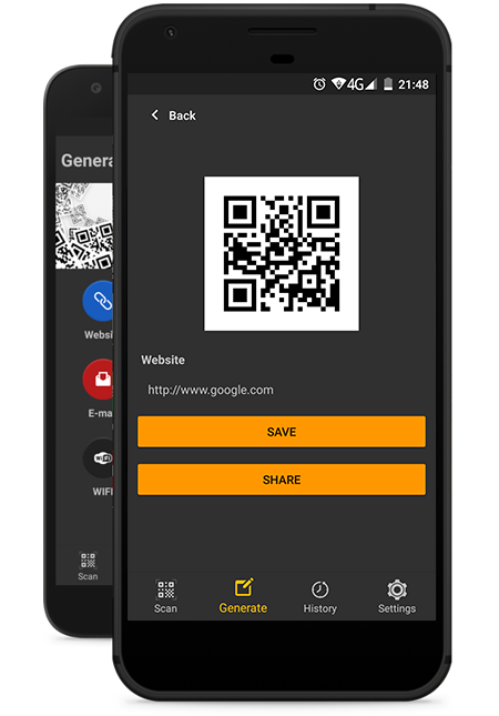 QR Code Reader - Fastest QR code scanner and generator for android ...